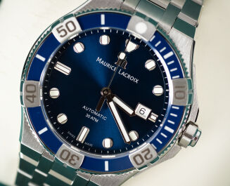 Maurice Lacroix Aikon Venturer 43mm AI6058-SS002-430-2 Niebieski NOWY - 3