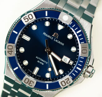 Maurice Lacroix Aikon Venturer 43mm AI6058-SS002-430-2 NEW Blue - 2