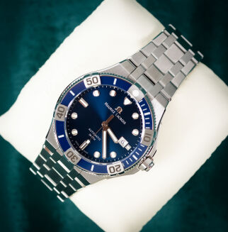 Maurice Lacroix Aikon Venturer 43mm AI6058-SS002-430-2 NEW Blue - 4