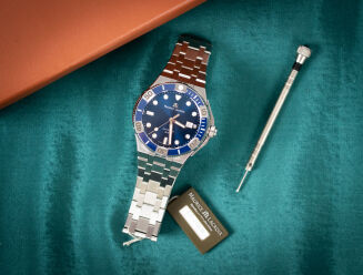 Maurice Lacroix Aikon Venturer 43mm AI6058-SS002-430-2 NEW Blue - 12