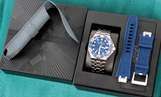 Maurice Lacroix Aikon Venturer 43mm AI6058-SS002-430-2 NEW Blue - 14