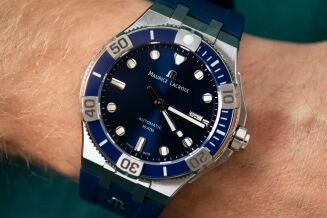 Maurice Lacroix Aikon Venturer 43mm AI6058-SS002-430-2 NEW Blue - 8