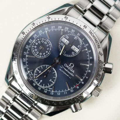 Omega Speedmaster Triple Calendar 3521.80 Full Set 1998 r. Po serwisie