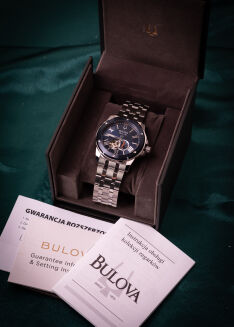 Bulova Marine Star Automatic Open-Heart 98A302 45mm NOWY Full Set Gwarancja 6 lat do 05.08.2031 - 12