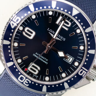 Longines HydroConquest L3.841.4.96.6 2019 r 44mm FV Marża Bransoleta + Guma Full Set - 4