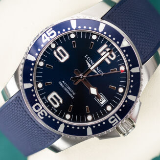 Longines HydroConquest L3.841.4.96.6 2019 r 44mm FV Marża Bransoleta + Guma Full Set - 3