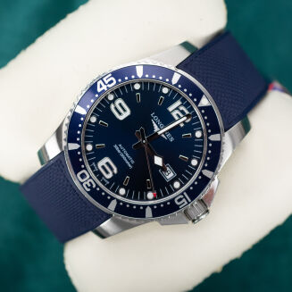 Longines HydroConquest L3.841.4.96.6 2019 r 44mm FV Marża Bransoleta + Guma Full Set - 3