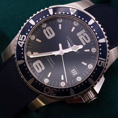 Longines HydroConquest L3.841.4.96.6 2019 r 44mm FV Marża Bransoleta + Guma Full Set