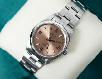 Rolex Air King 14000M Salmon Dial Full Set 34mm Full Set - 3